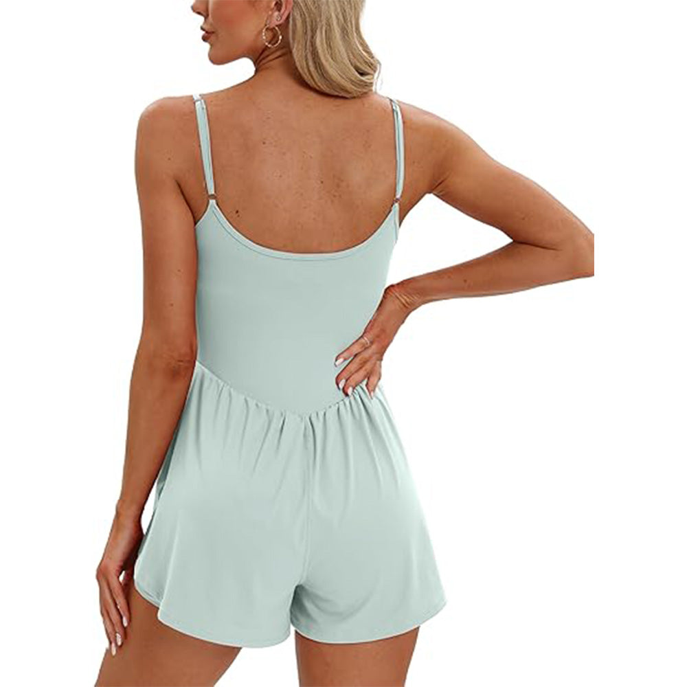 🌴Summer Breeze Essential! Double-Lined Short Romper✨ Adjustable Spaghetti Strap💃 No-Slip Sleeveless Jumpsuit | TikTok’s Hotlist 🌴Summer Breeze Essential! Double-Lined Short Romper✨ Adjustable Spaghetti Strap💃 No-Slip Sleeveless Jumpsuit | TikTok’s Hotlist